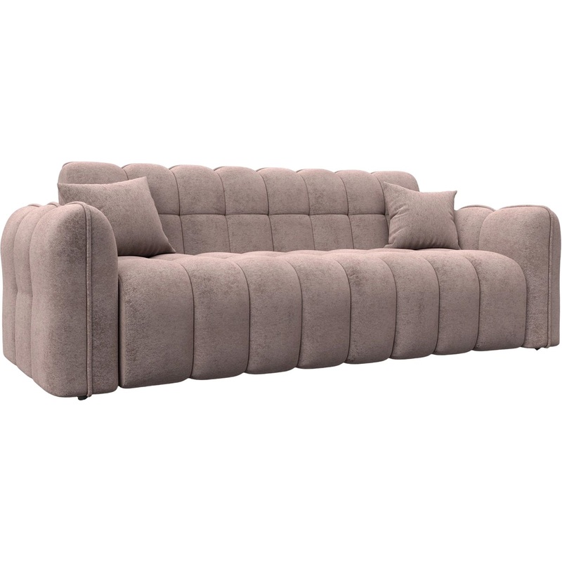 Изображение товара Диван трёхместный Комфорт Лига-112 бежевый (велюр)