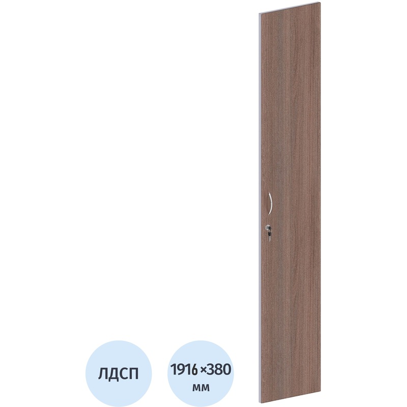 Изображение товара Дверь высокая правая Комус Мебель Easy ЛДСП с замком