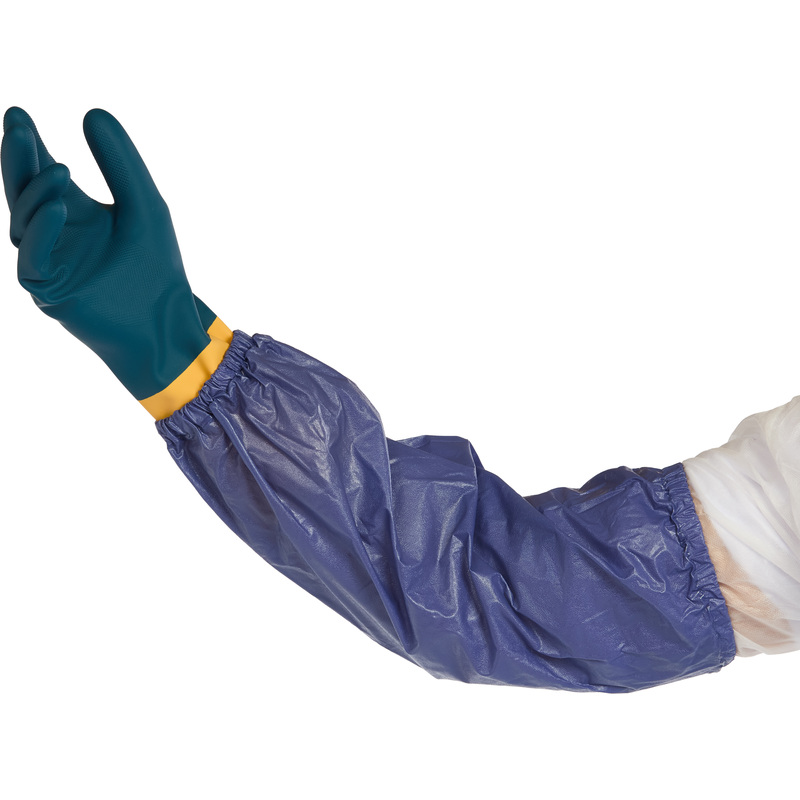 Изображение товара Нарукавники ПВХ для защиты от кислот и щелочей TOPFORT 46 см