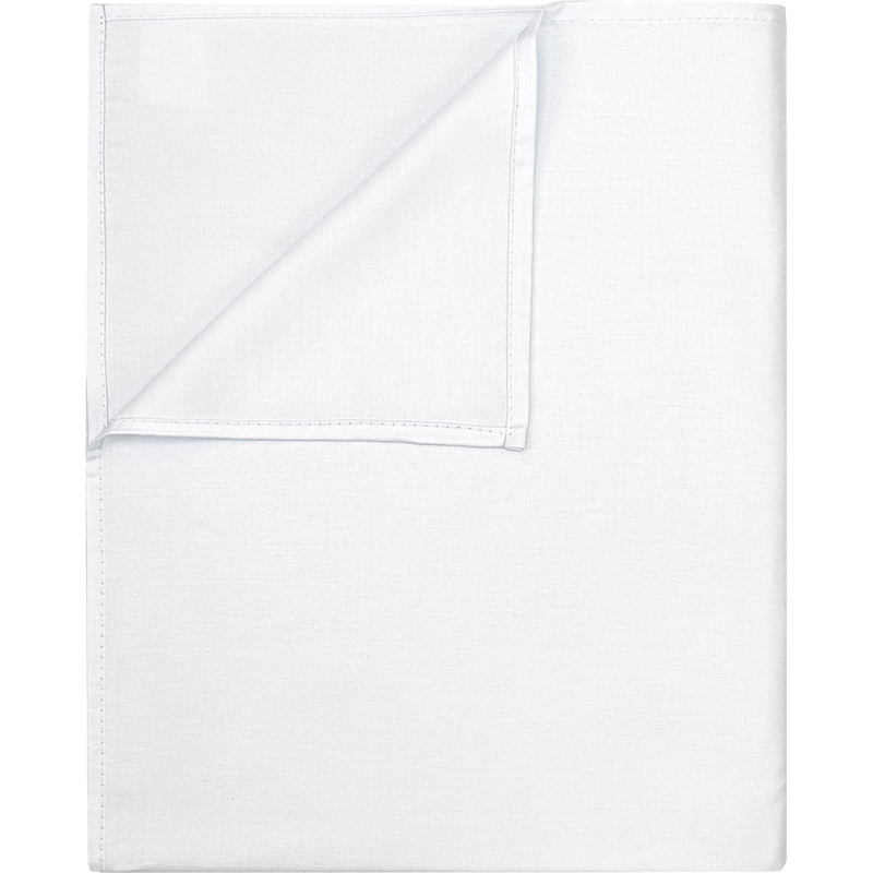 Изображение товара Простыня Monocolor 180x220 см сатин 125 г/кв.м белая