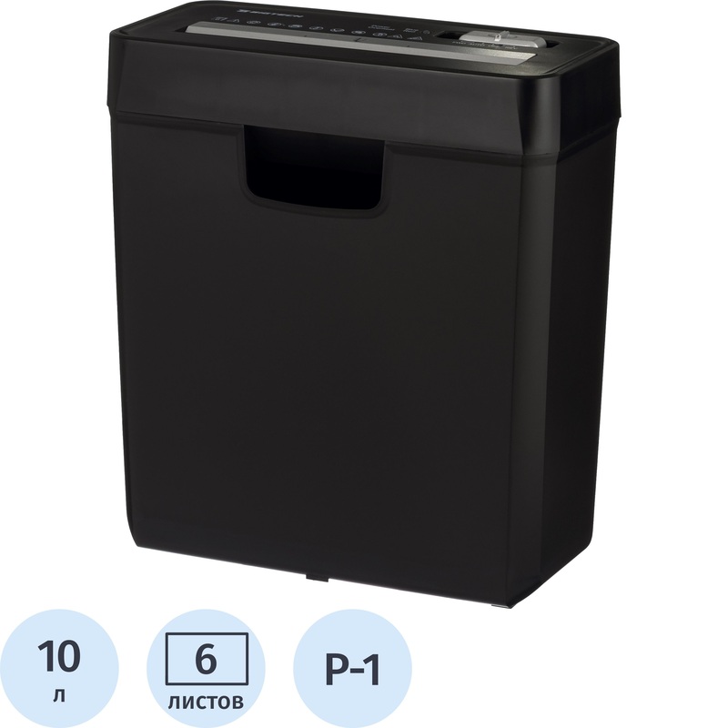Изображение товара Уценка. Шредер (уничтожитель документов) BigTech OS611S 1-й уровень секретности объём корзины 10 л