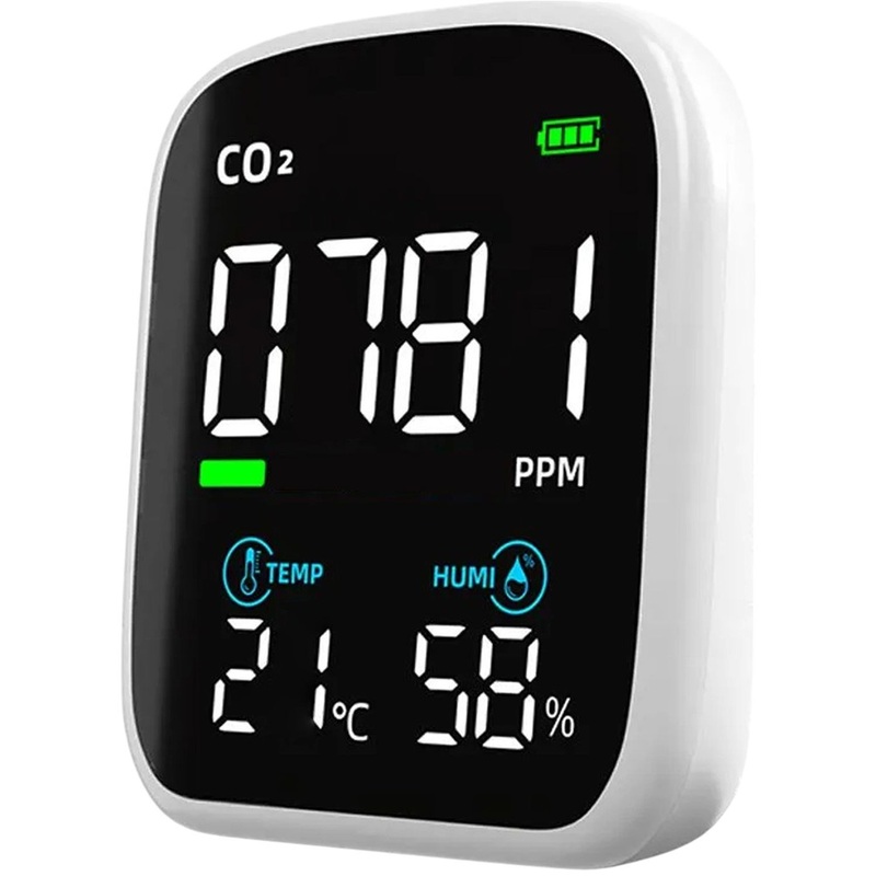 Изображение товара Анализатор качества окружающей среды Мегеон 08050 для CO2 влажности и температуры