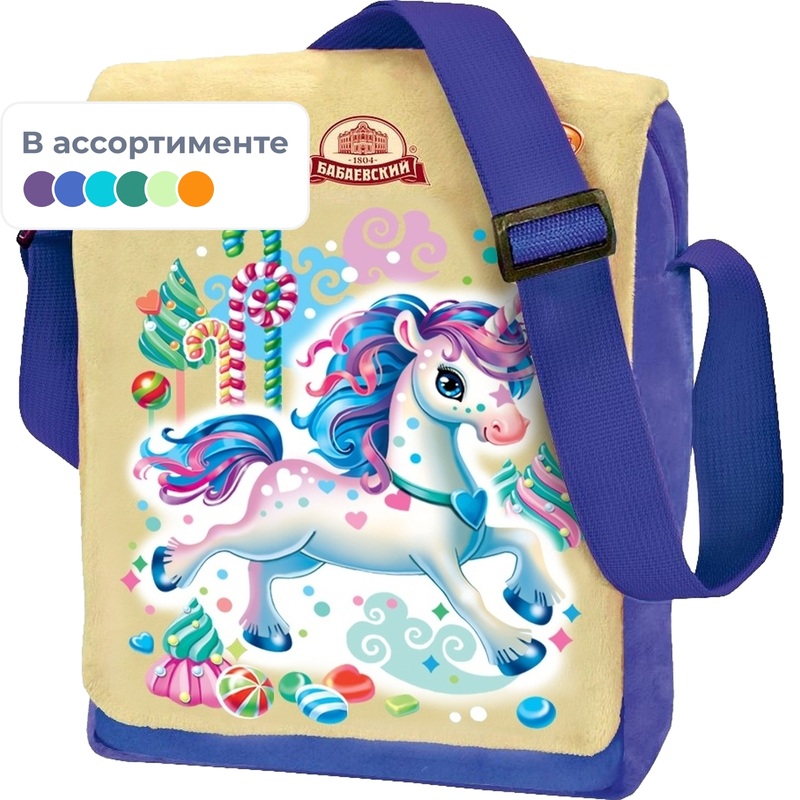 Изображение товара Новогодний сладкий подарок Объединенные кондитеры Чемпион 1000 г с рюкзачком