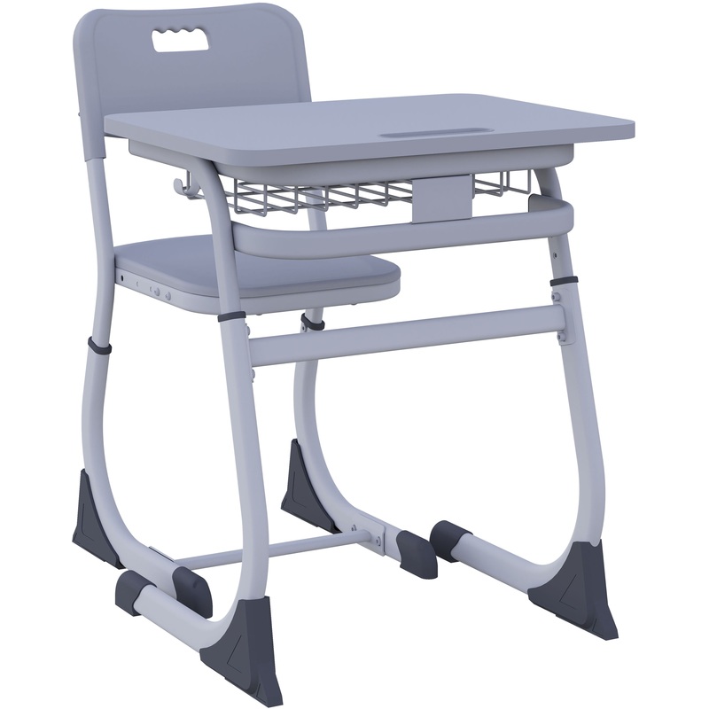 Изображение товара Детский комплект мебели Smarty парта со стулом регулируемый для 5-7 лет серый