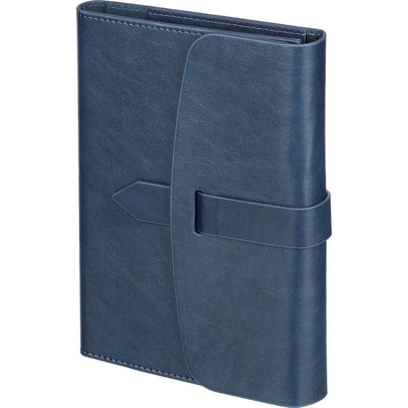 Изображение товара Уценка. Ежедневник недатированный Bruno Visconti Senate искусственная кожа А5 136 листов синий, 3-213/03