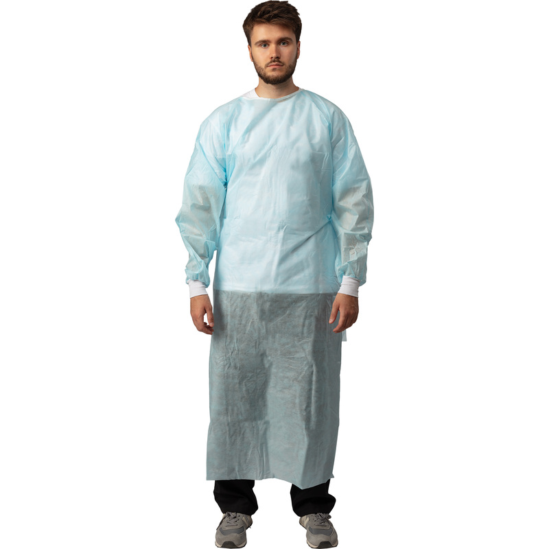 Изображение товара Халат одноразовый хирургический Новотекс стерильный размер 50-52