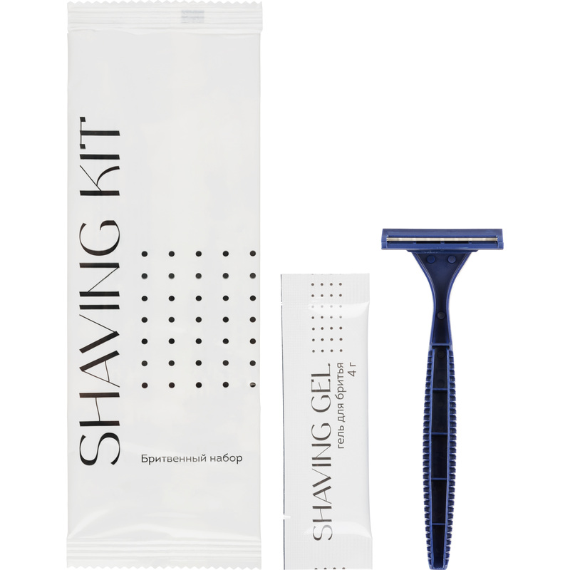 Изображение товара Набор бритвенный Выбор есть флоупак (бритва, гель для бритья, 300 штук в упаковке)