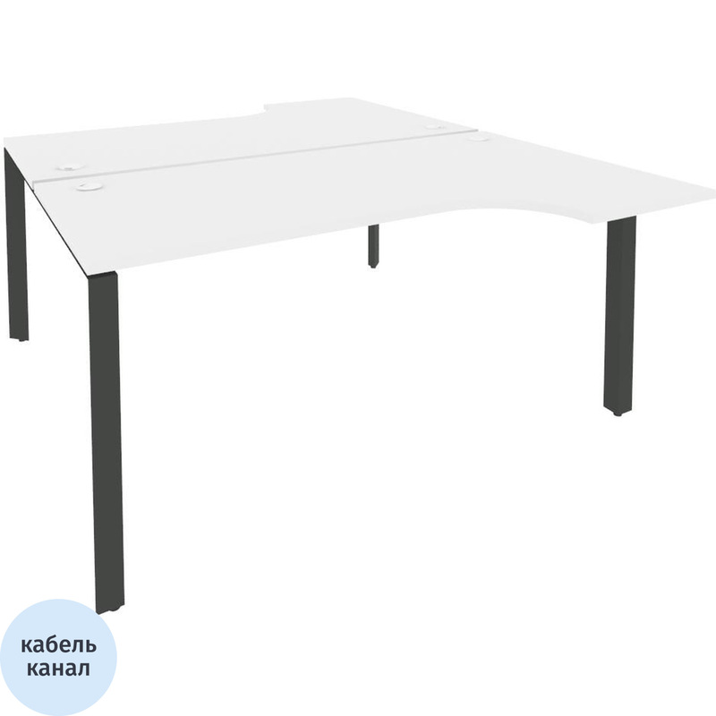 Изображение товара Рабочая станция ONIX-П O.MP-D.SA-1 на 2 места 1580x1995 мм