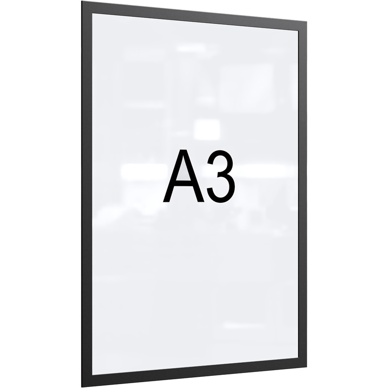 Изображение товара Магнитная рамка А3 Attache черная 5 штук для металлических поверхностей