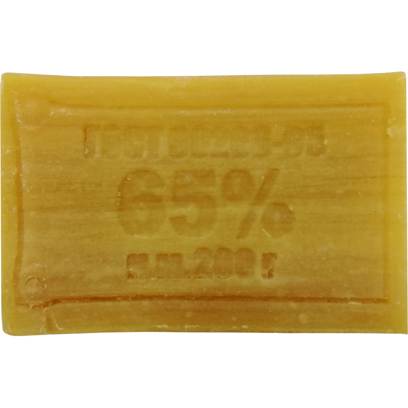 Изображение товара Мыло хозяйственное Меридиан 65% 200 г без обёртки для гигиены и хозяйственных работ