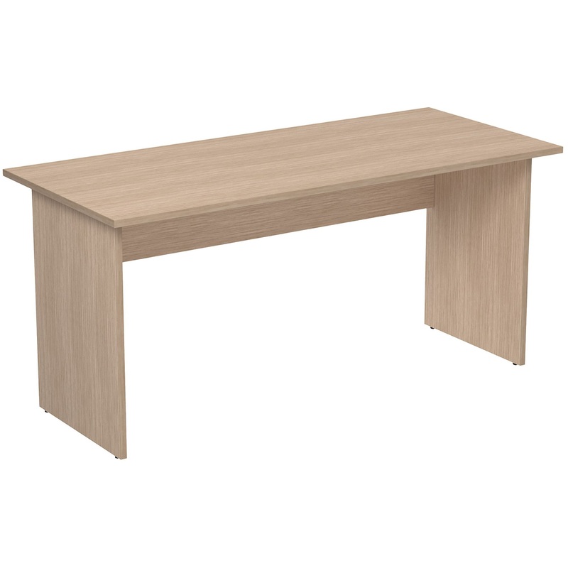 Изображение товара Стол письменный криволпрямойинейный 2С.004 из ЛДСП, new дуб