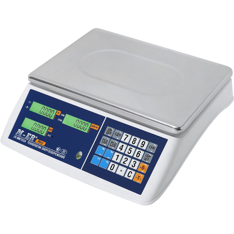 Изображение товара Весы торговые M-ER 223 AC-32.5 Mary настольные с LCD дисплеем и памятью