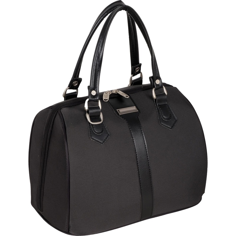 Изображение товара Бьюти-кейс Polar из искусственной кожи чёрный для путешествий