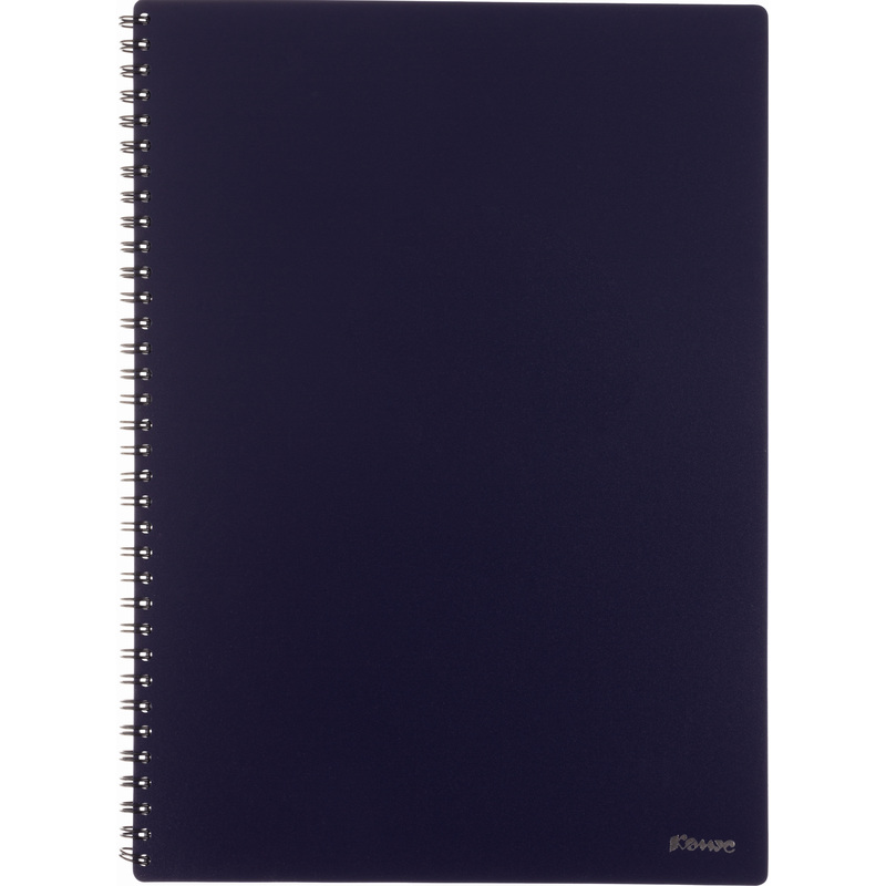 Изображение товара Бизнес-тетрадь Комус Classic А4 100 листов синяя в клетку на спирали