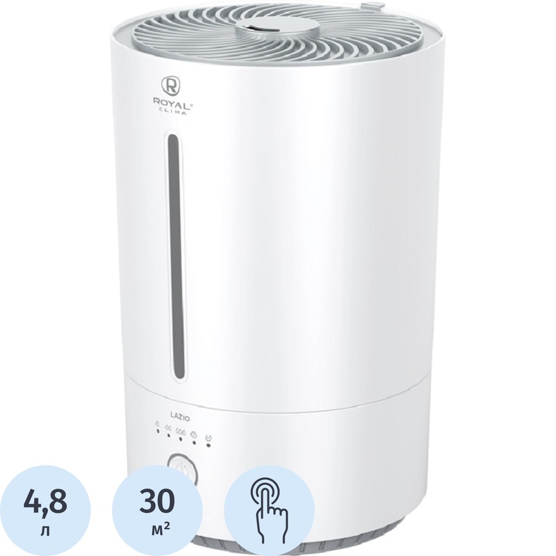 Изображение товара Увлажнитель воздуха Royal Clima Lazio RUH-LZ300/4.8E-WT белый