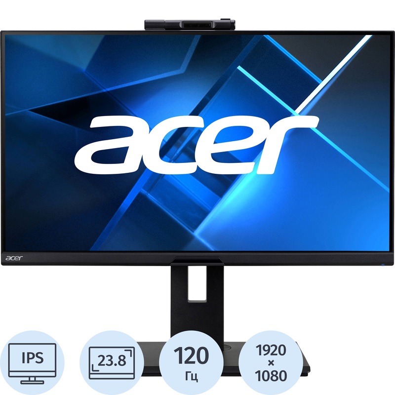 Изображение товара Монитор 23.8" Acer B248YGbemiqprcuzx чёрный (UM.QB8CD.G01)