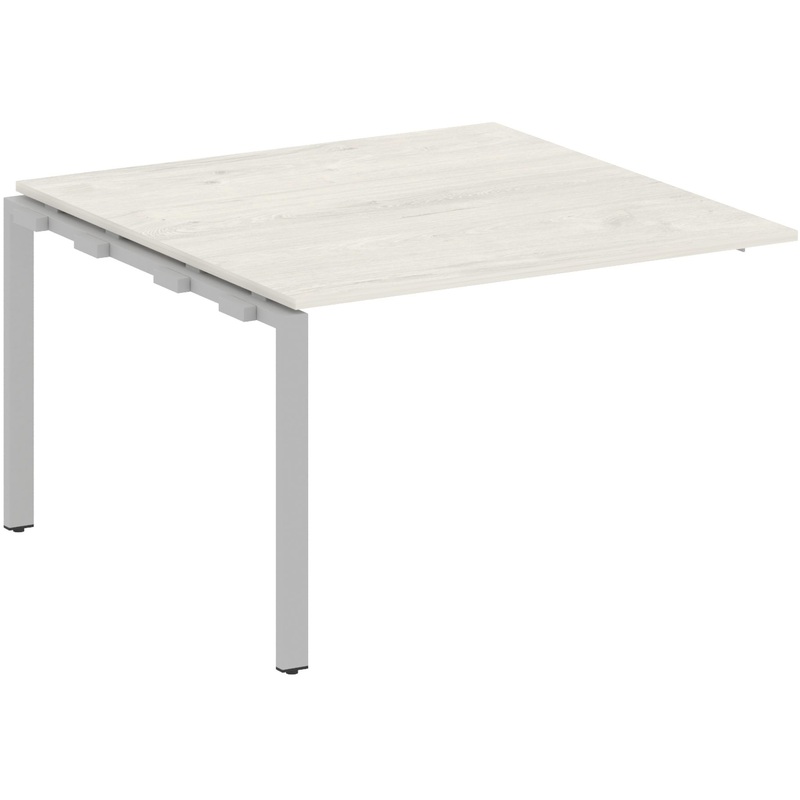 Изображение товара Элемент для стола переговоров Metal System Style БП.ППРГ-2 1200x1235x750 мм дуб наварра/серый