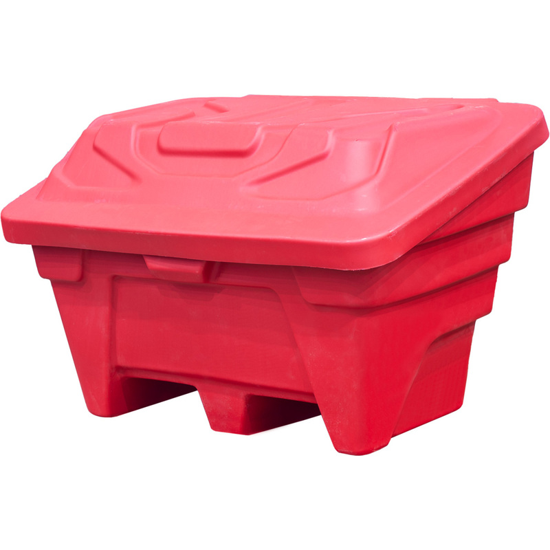 Изображение товара Контейнер для песка, соли, реагентов из ПНД 1065х765х700 мм красный