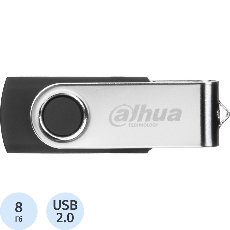 Изображение товара Флешка USB 2.0 8 ГБ Dahua надежное устройство для хранения данных