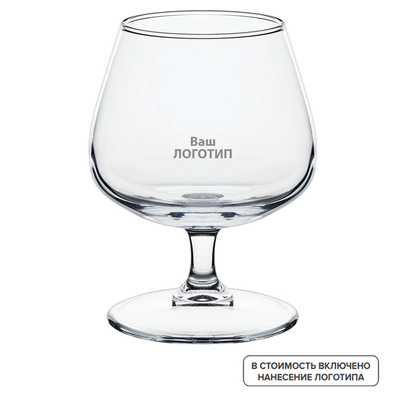 Изображение товара Бокал для коньяка Charente стекло 330 мл с гравировкой 96 штук в упаковке