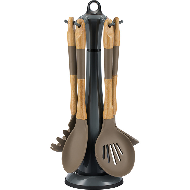 Изображение товара Набор кухонных принадлежностей Regent inox Bamboo 6 предметов (74-102)