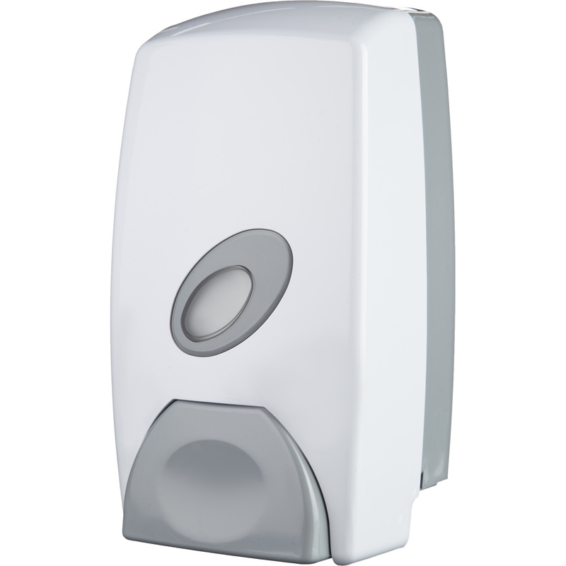 Изображение товара Дозатор для жидкого мыла Topfort 1л механический пластиковый белый