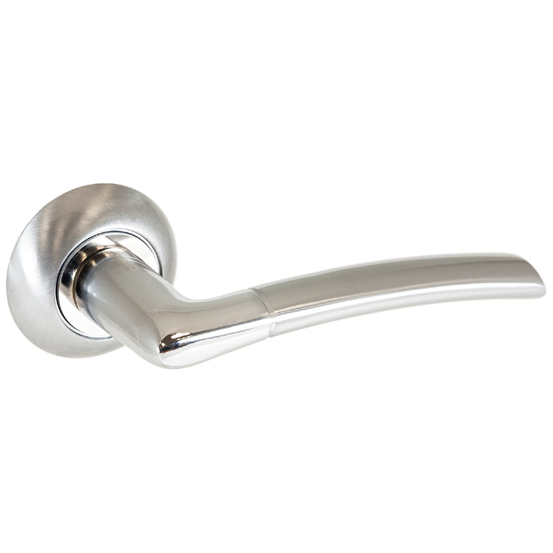 Изображение товара Ручка для межкомнатных дверей Аллюр Арт Старк SC/CP хром матовый