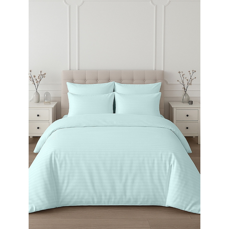 Изображение товара Комплект постельного белья Monocolor евро страйп-сатин 50x70/70x70 см