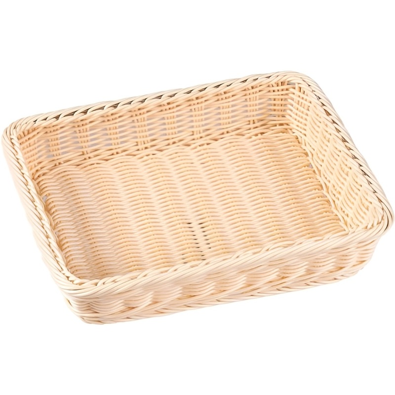 Изображение товара Корзина Maco полиротанг 53х32.5х6.5 см для хлеба, стильная и прочная