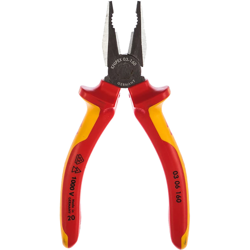 Изображение товара Плоскогубцы комбинированные 160 мм Knipex KN-0306160SB профессиональный инструмент