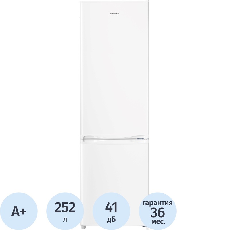 Изображение товара Холодильник двухкамерный Maunfeld MFF180W белый