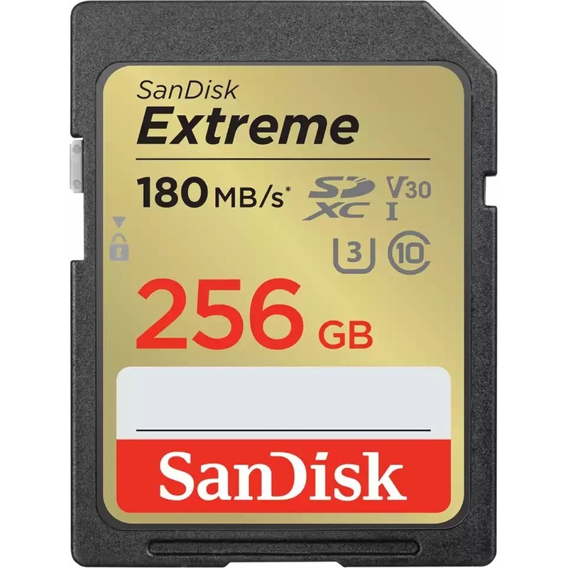 Изображение товара Карта памяти SanDisk 256ГБ SDXC UHS-I U3 V30 для фото и видео