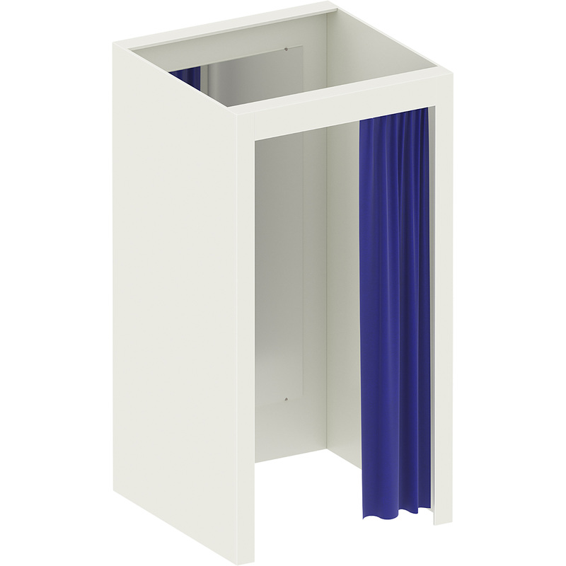 Изображение товара Примерочная МОДЕРН №1А (белый, 1200х1200х2100 мм)