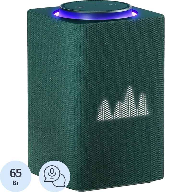 Изображение товара Уценка. Умная колонка Яндекс Станция Макс Zigbee зелёная (YNDX-00053Z). уц_тех