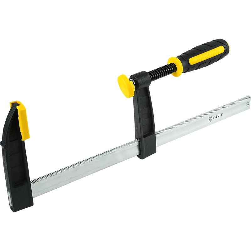 Изображение товара Струбцина F-образная 80x300 мм Berger BG1936 прочная и надежная