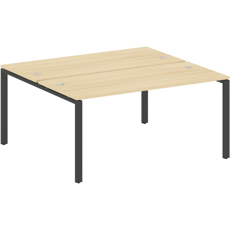 Изображение товара Рабочая станция Metal System Style БП.РАС-СП-2.4 (акация лорка/антрацит, 1600x1475x750 мм)