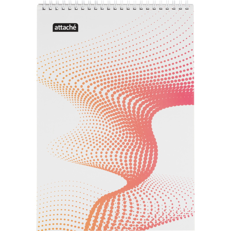 Изображение товара Блокнот Attache Forma А4 80 листов разноцветный в клетку мягкая обложка