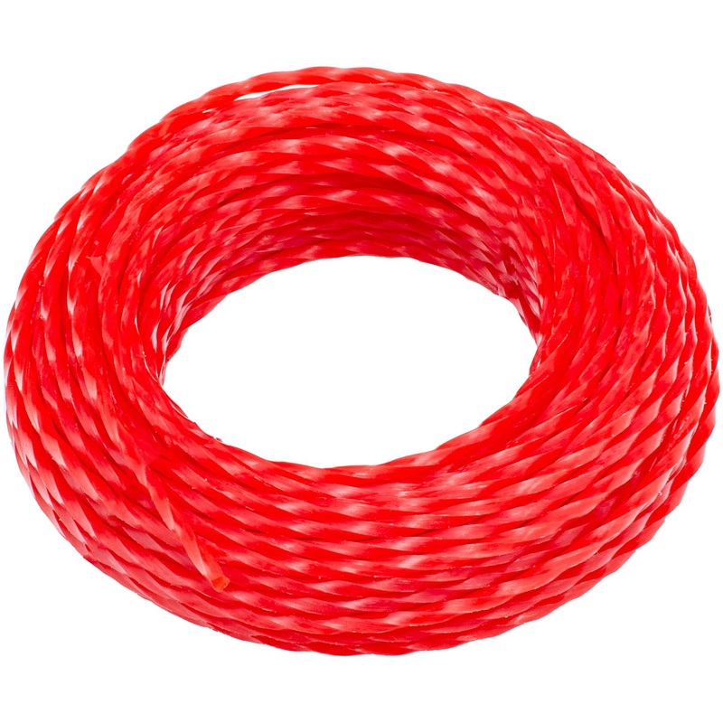 Изображение товара Леска для триммера MTX квадратная витая 3 мм 15 м