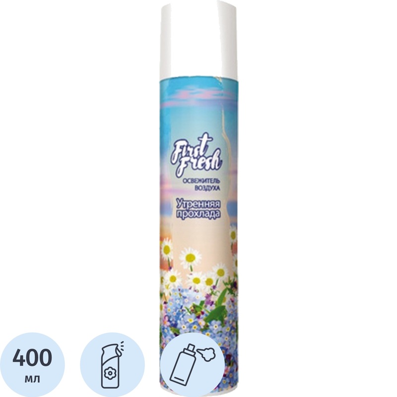 Изображение товара Освежитель воздуха First Fresh Утренняя прохлада 400 мл