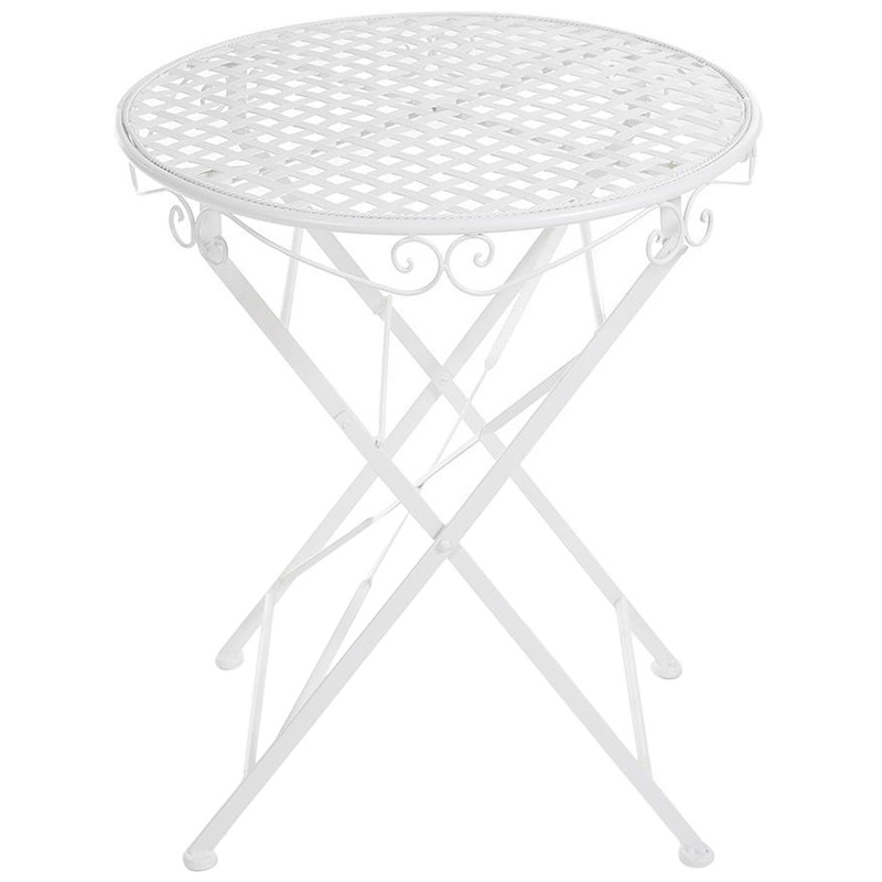 Изображение товара Компактный складной столик Secret De Maison Patio, белый, 600x600x700 мм