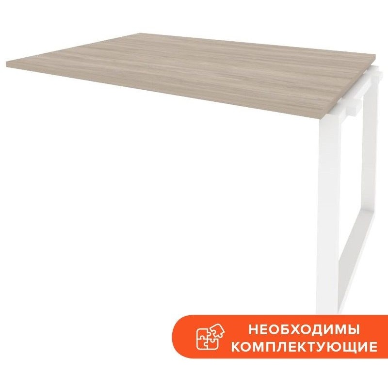 Изображение товара Элемент стола для переговоров Onix-O O.MO-NPRG-3 дуб аттик/белый