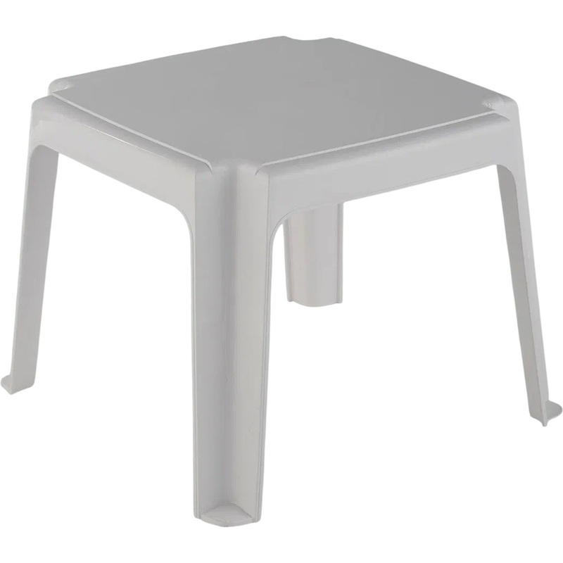 Изображение товара Стол к лежаку Г3 белый квадратный 450х450х380 мм для отдыха