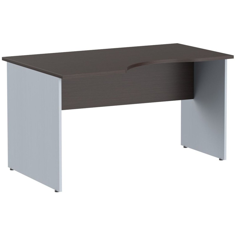 Изображение товара Стол эргономичный Imago СА-2Л левый венге/металлик 1400x900 мм