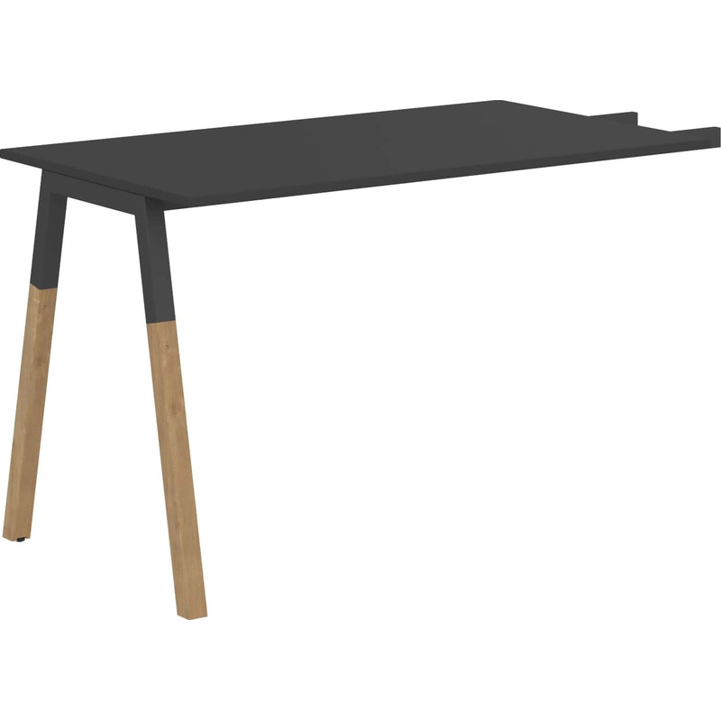 Изображение товара Приставка-брифинг Forta FB1167 черный графит бук высота 733 мм