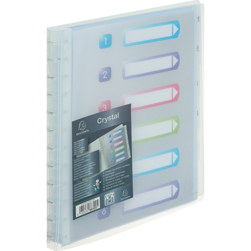 Изображение товара Папка файловая Exacompta A4 на 20 файлов с разделителями