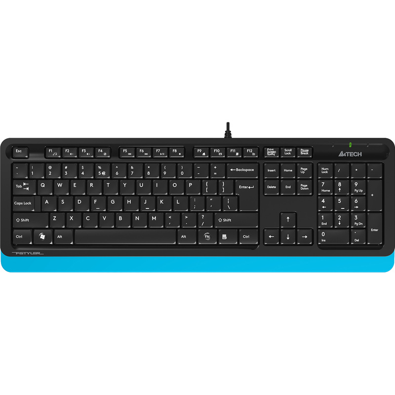 Изображение товара Клавиатура проводная A4Tech Fstyler FK10 BLUE мембранная USB с русской раскладкой
