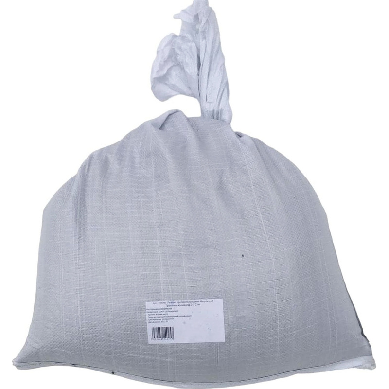 Изображение товара Противогололёдный реагент Петрострой Гранитная крошка 25 кг