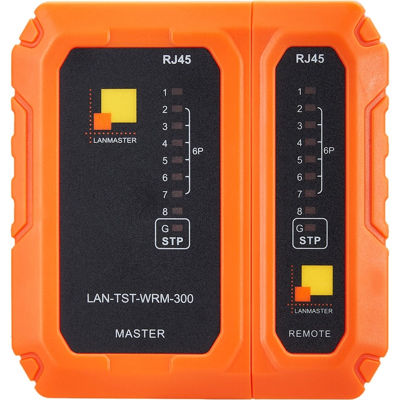 Изображение товара Тестер Lanmaster LAN-TST-WRM-300 для витой пары проверка соединений