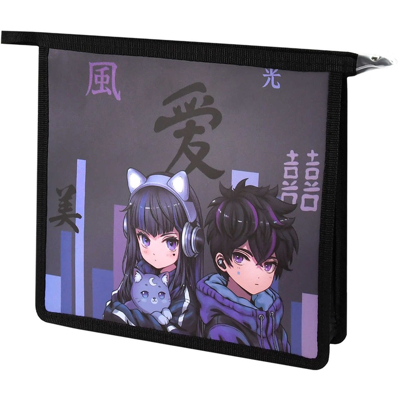 Изображение товара Папка для тетрадей А5 Кибер Аниме на молнии Феникс+