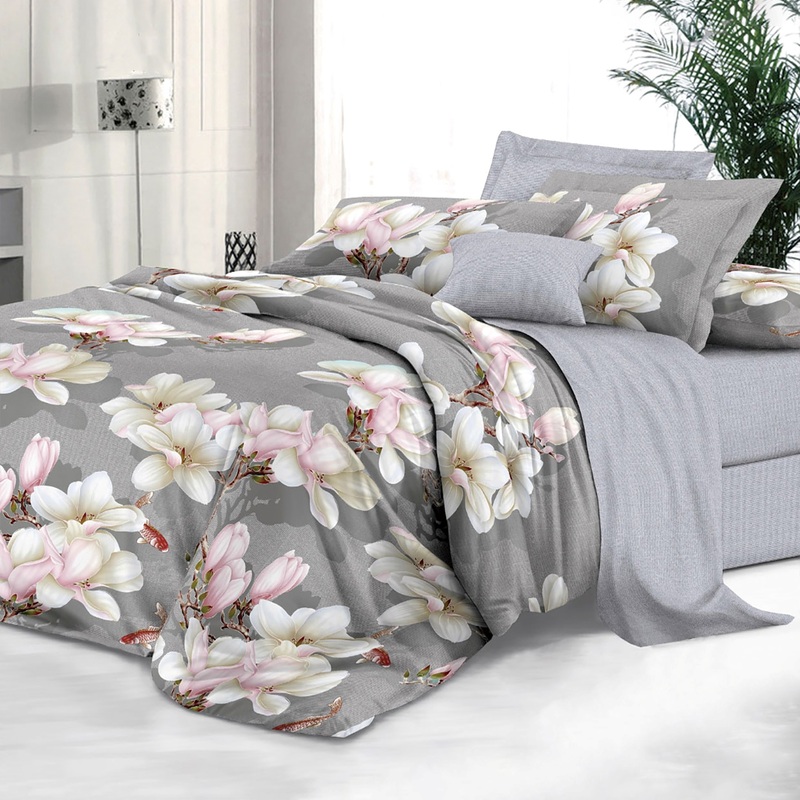 Изображение товара Постельное бельё Эльф Sateen De Luxe 2-спальное с европростынёй Изображение товара Постельное бельё Эльф Sateen De Luxe 2-спальное с европростынёй